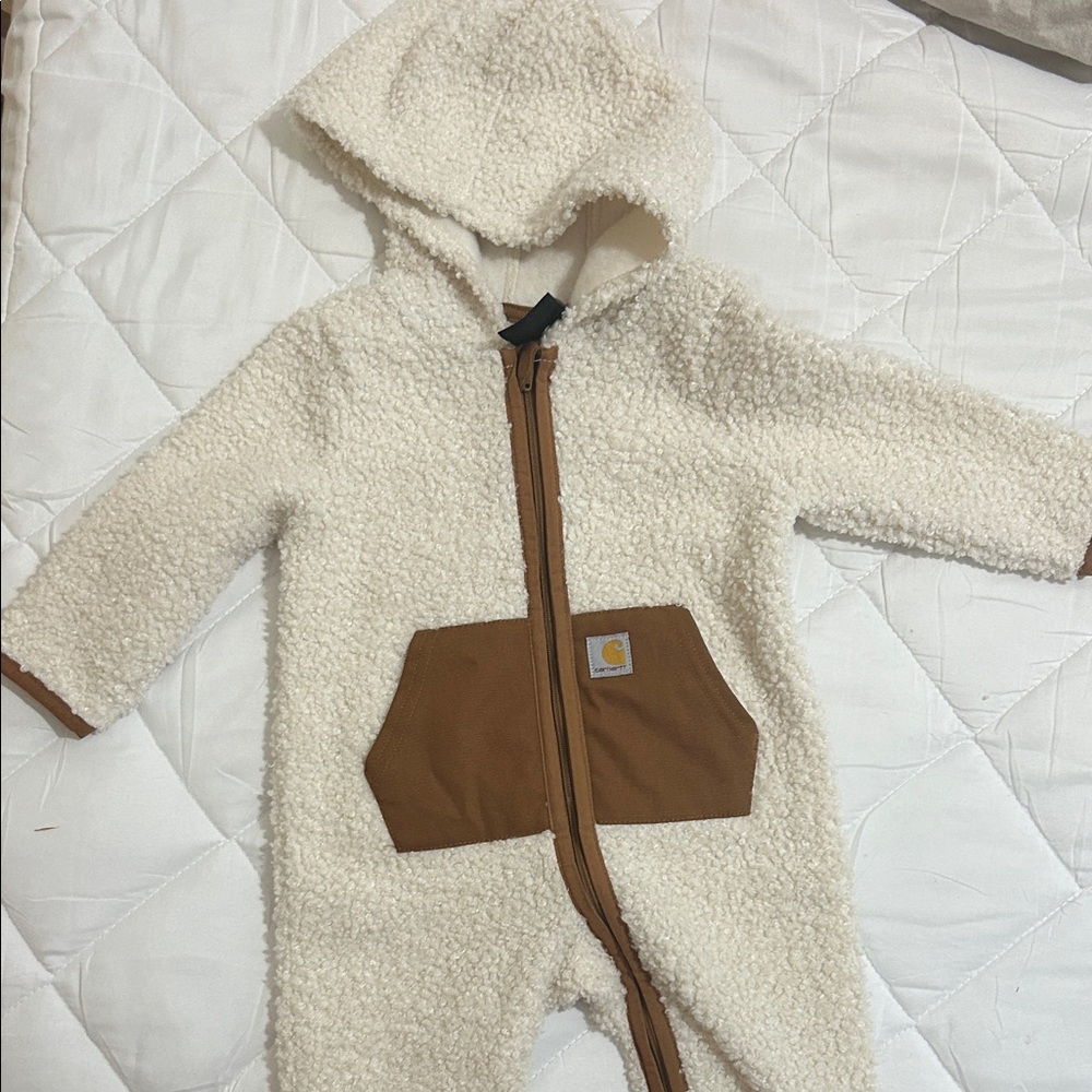 Carhartt baby Sherpa onesie 6 months